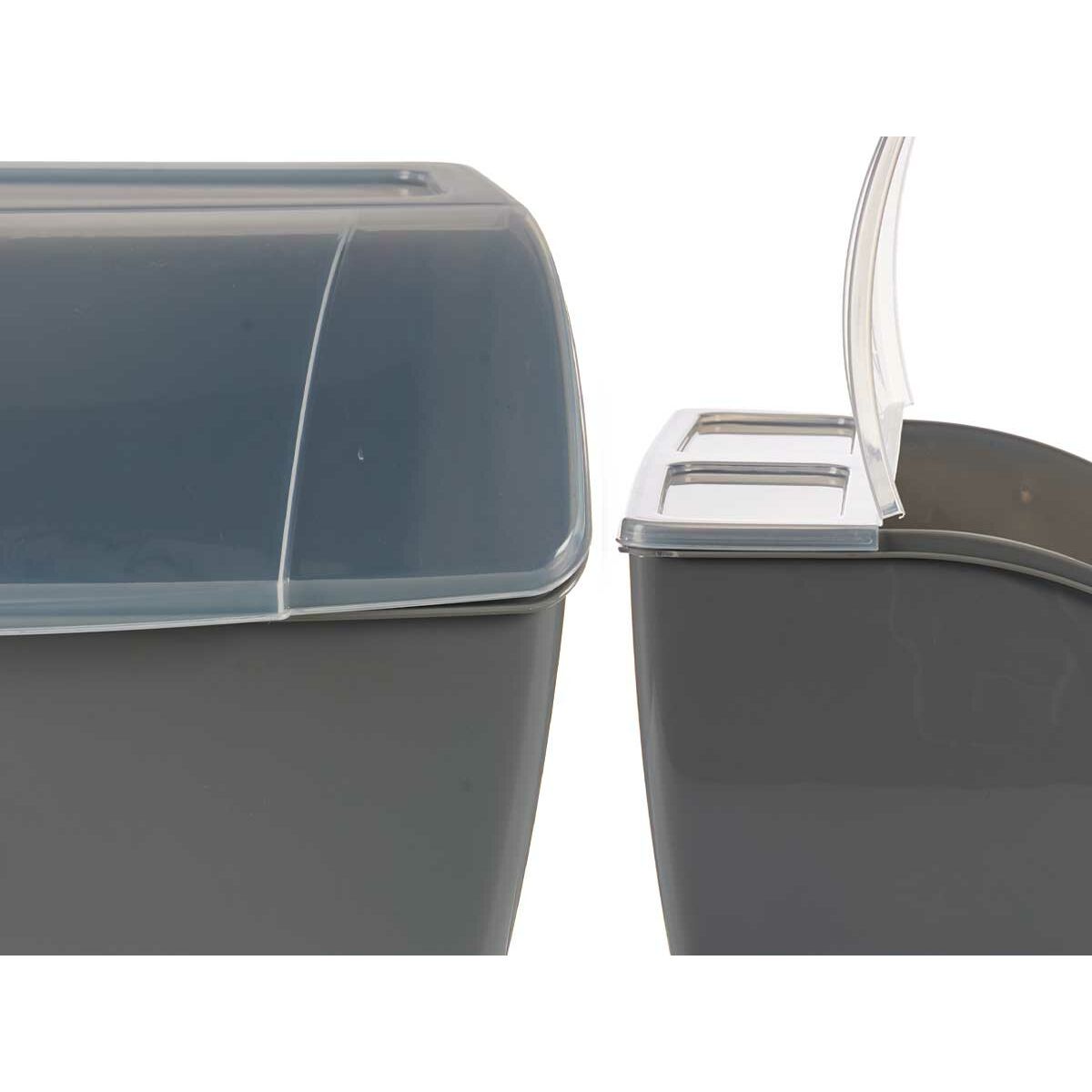 Brödkorg Grå Plast 29,5 x 20,5 x 41 cm (4 antal) - 2