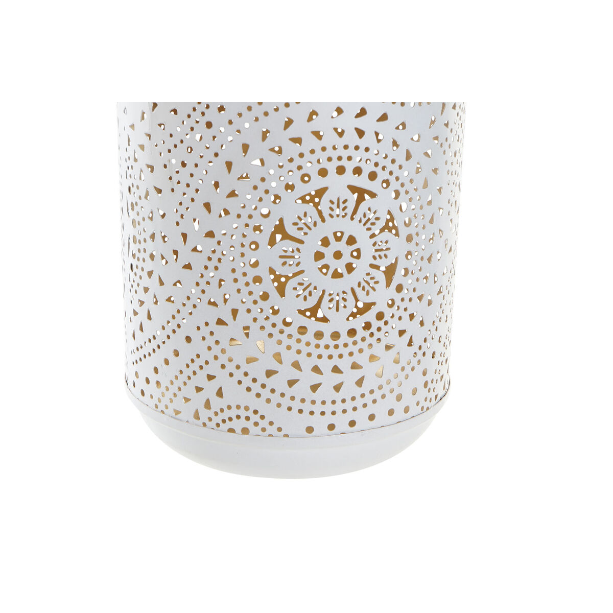 Lykta DKD Home Decor Gyllene Aluminium Vit 20 x 20 x 30 cm - 6