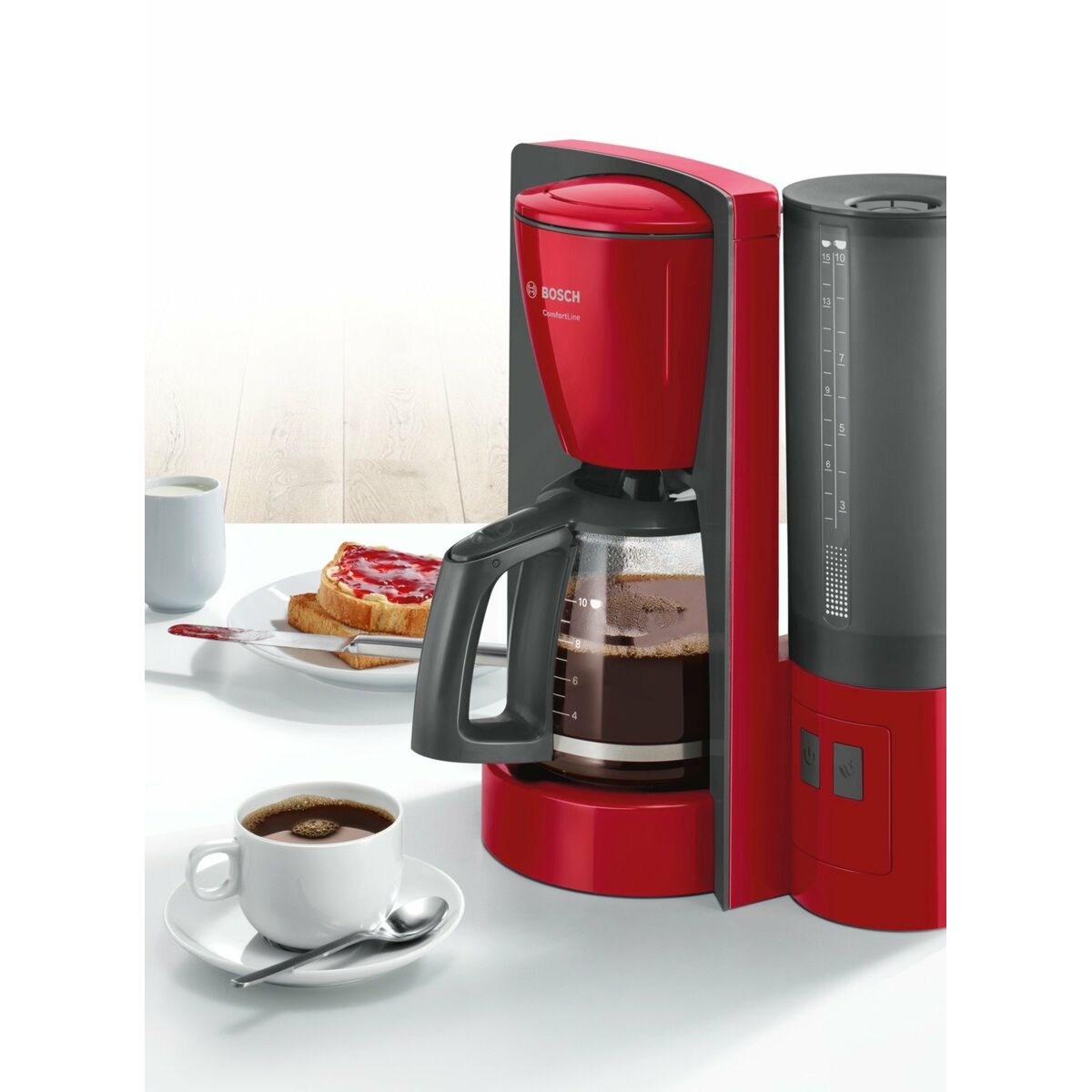 Kaffebryggare BOSCH TKA6A044 Röd Antracitgrå 1200 W - 2