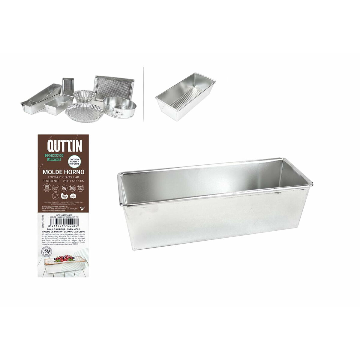 Bakform Quttin 25 x 11,5 x 7,5 cm