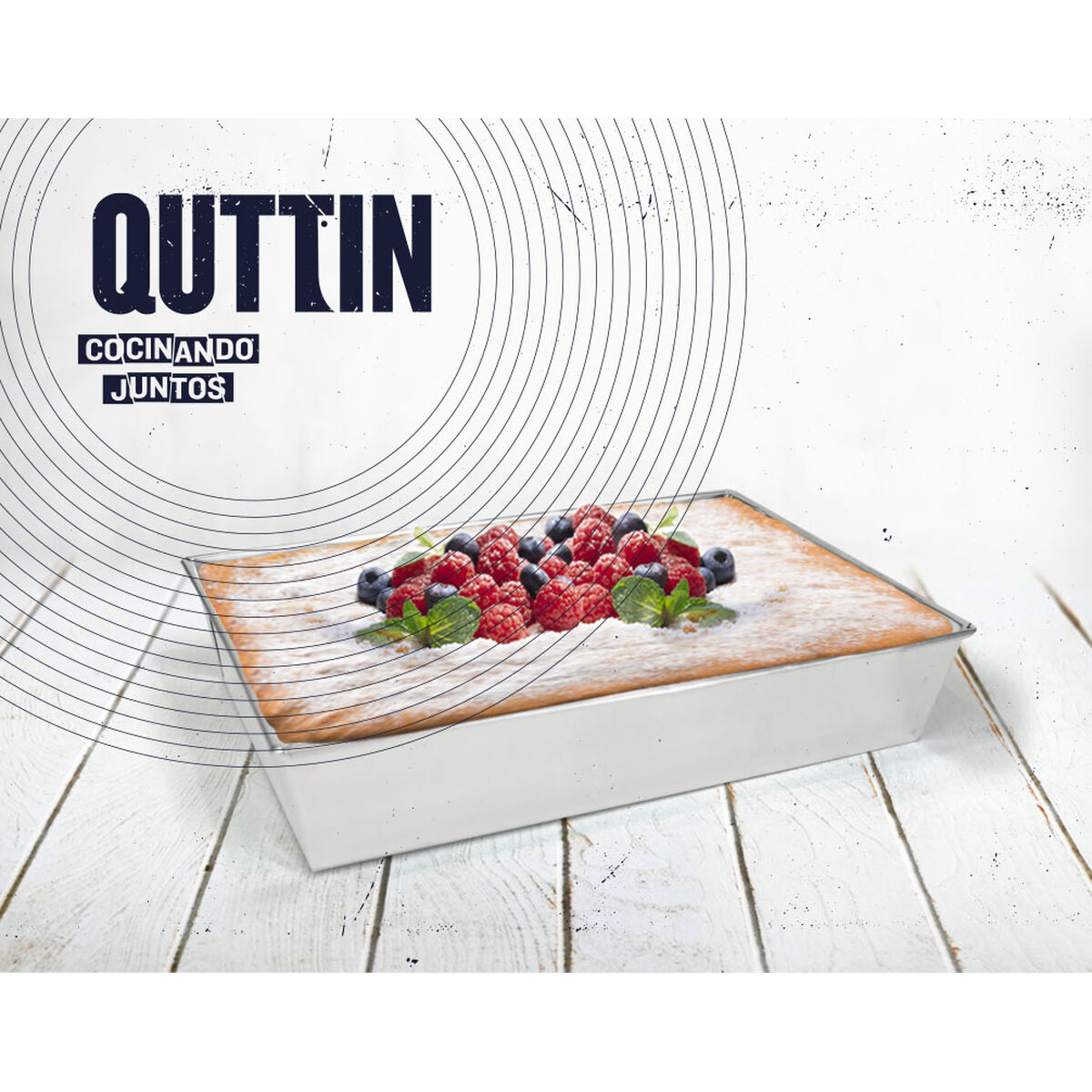 Ugnsplåt Quttin Rektangulär 36 x 24 x 6,5 cm - 2