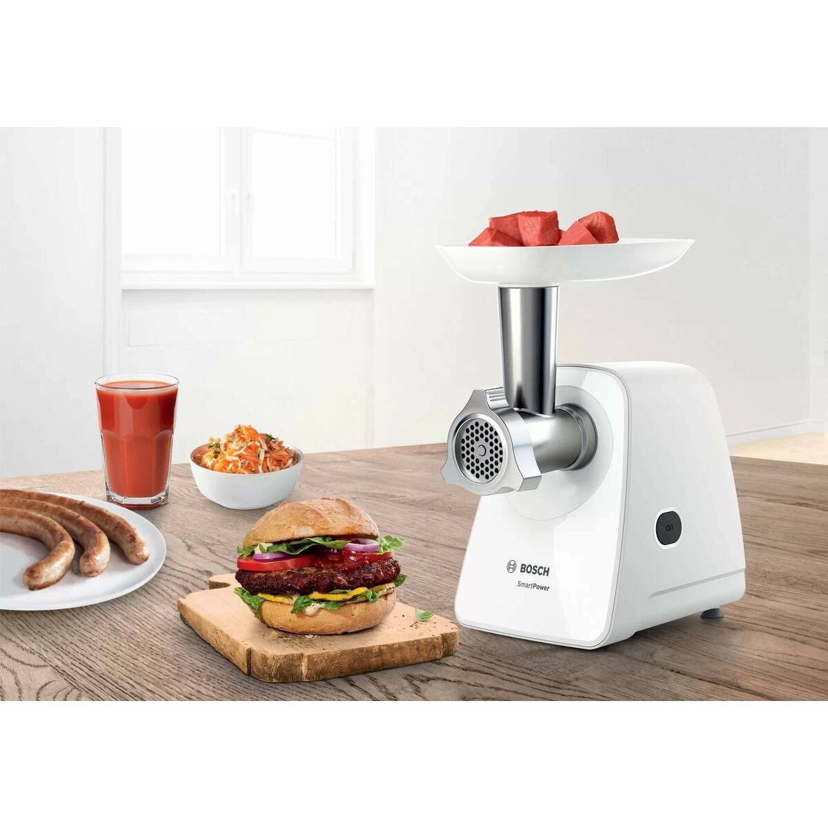 Köttkvarn BOSCH MFW2515W 350 W 1,7 Kg/min - 2