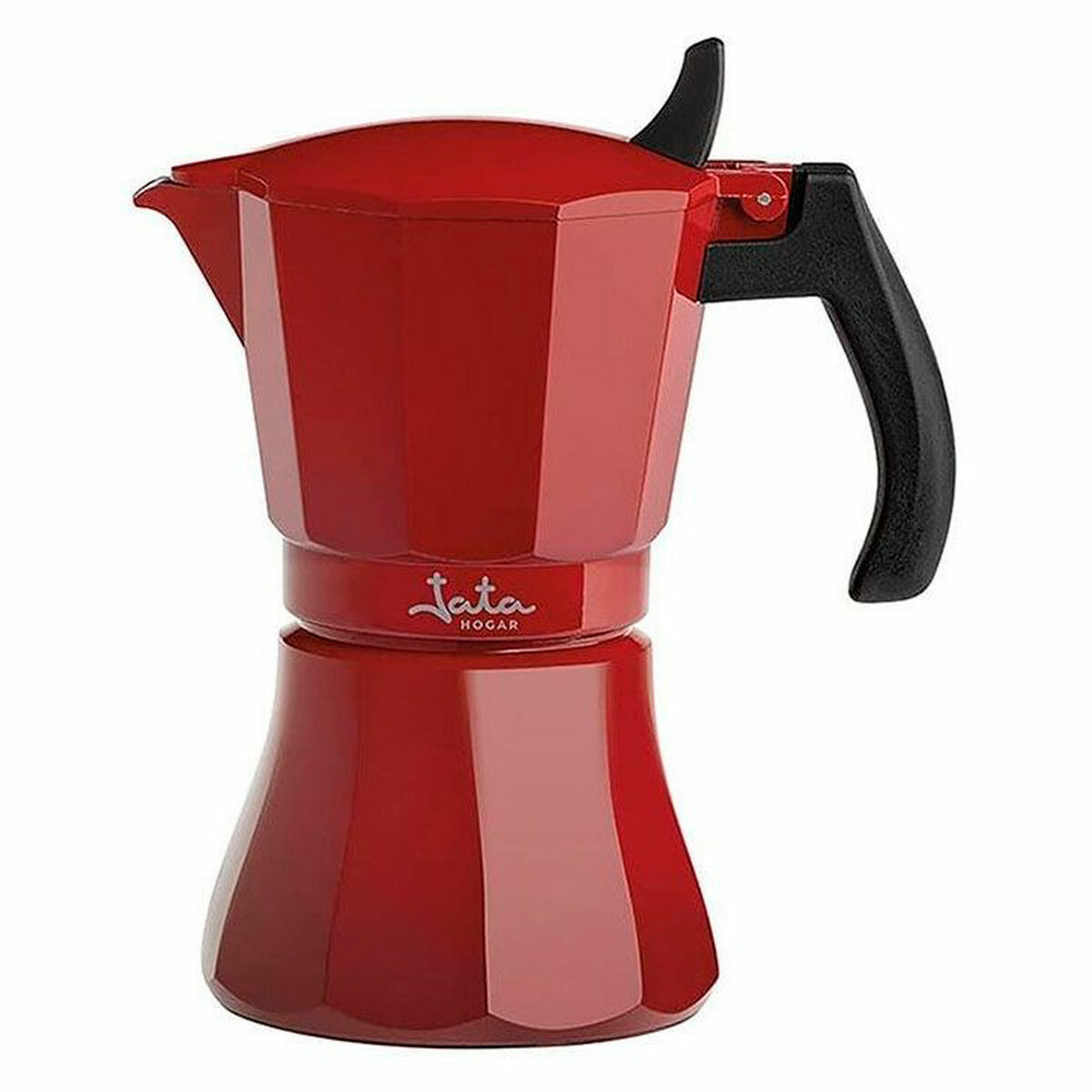 Italiensk Kaffepanna JATA HCAF2009 Röd Aluminium (9 Koppar)
