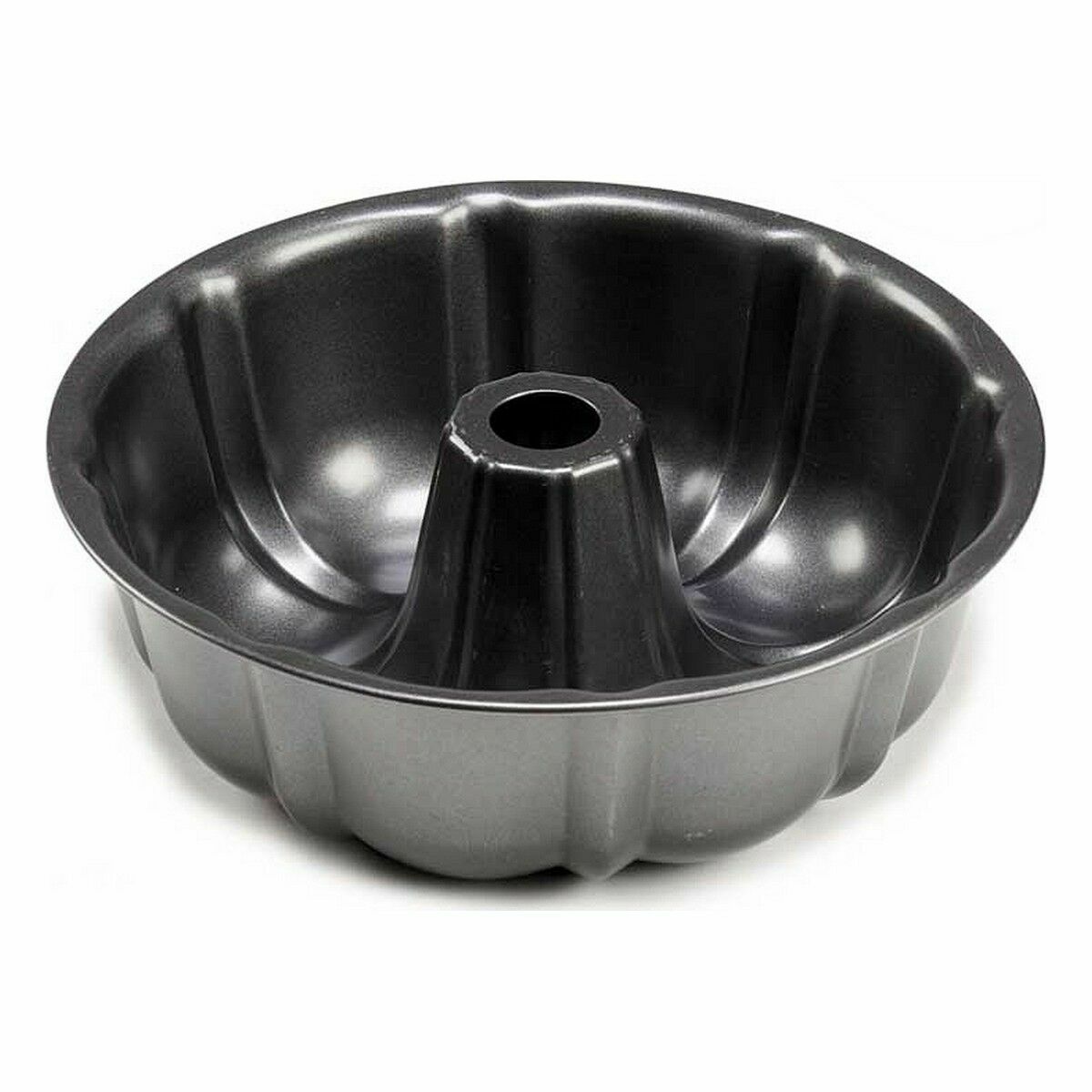 Ugnsform Ring Mörkgrå Metall 25,4 x 8 x 25,4 cm (12 antal) - 2