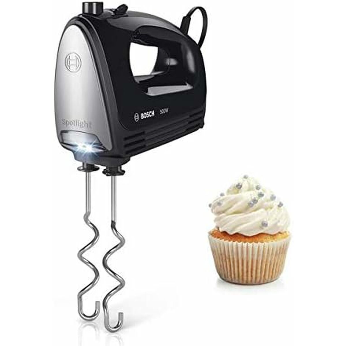 Stavmixer BOSCH MFQ2520B Svart Svart/Silvrig 500 W - 2