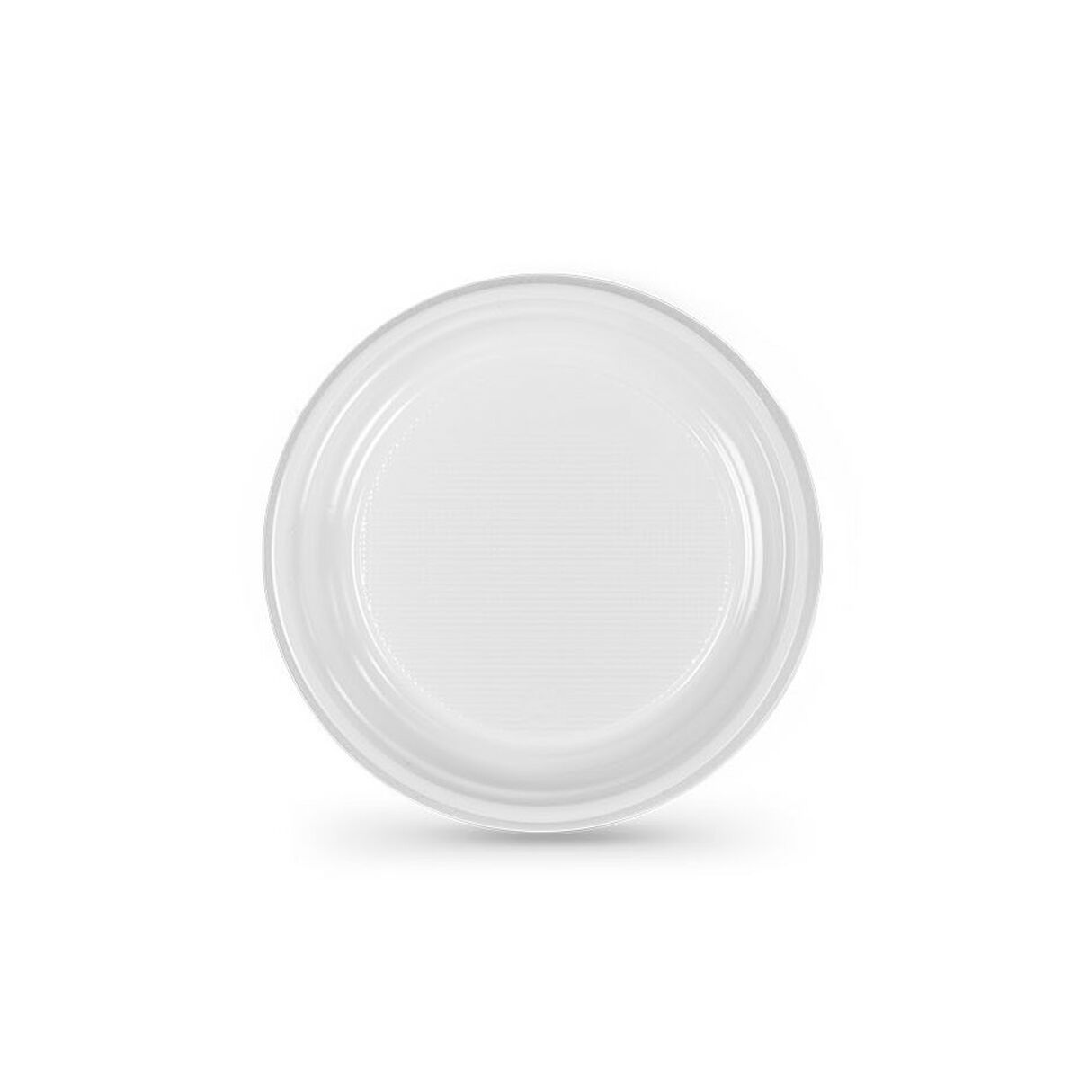 Set med återanvändbara tallrikar Algon Vit Plast 17 cm (100 antal) - 2