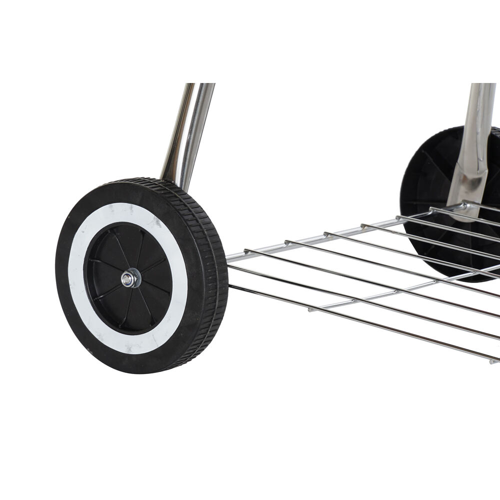 Kolgrill med lock och hjul DKD Home Decor Röd 60 x 57 x 80 cm Stål (60 x 57 x 80 cm) - 9