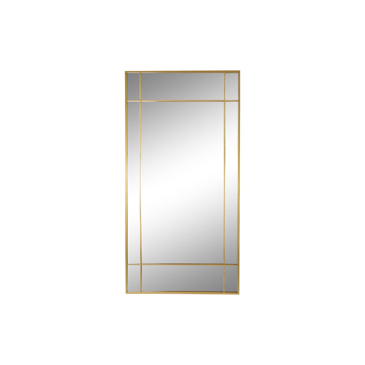 Väggspegel DKD Home Decor Gyllene Glas Järn 90 x 2 x 180 cm
