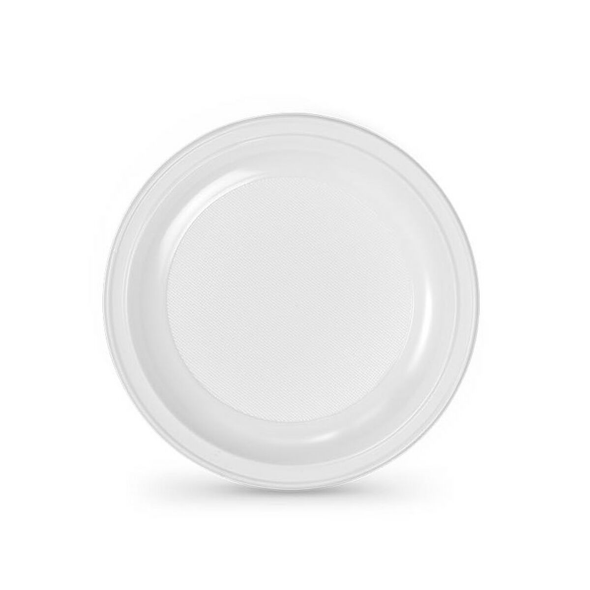 Set med återanvändbara tallrikar Algon Vit Plast 22 cm (25 antal) - 2