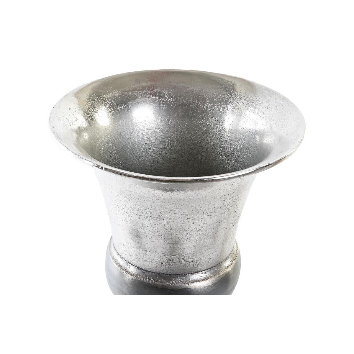 Vas DKD Home Decor 24 x 24 x 31,5 cm Silvrig Gyllene Aluminium Modern (2 antal) - 3