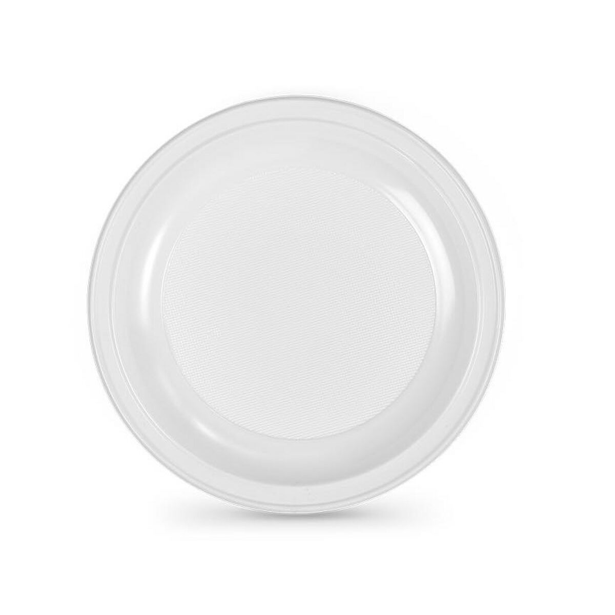 Set med återanvändbara tallrikar Algon Vit Plast 25 cm (25 antal) - 2