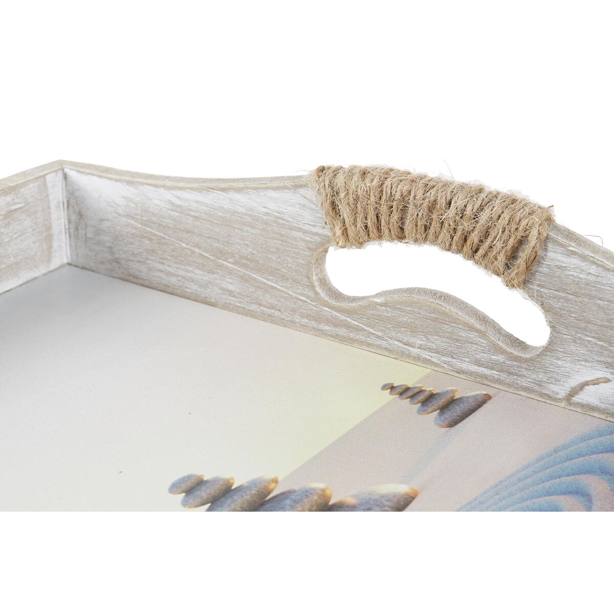 Uppsättning med Brickor DKD Home Decor 40 x 30 x 6 cm Trä MDF (2 antal) - 7