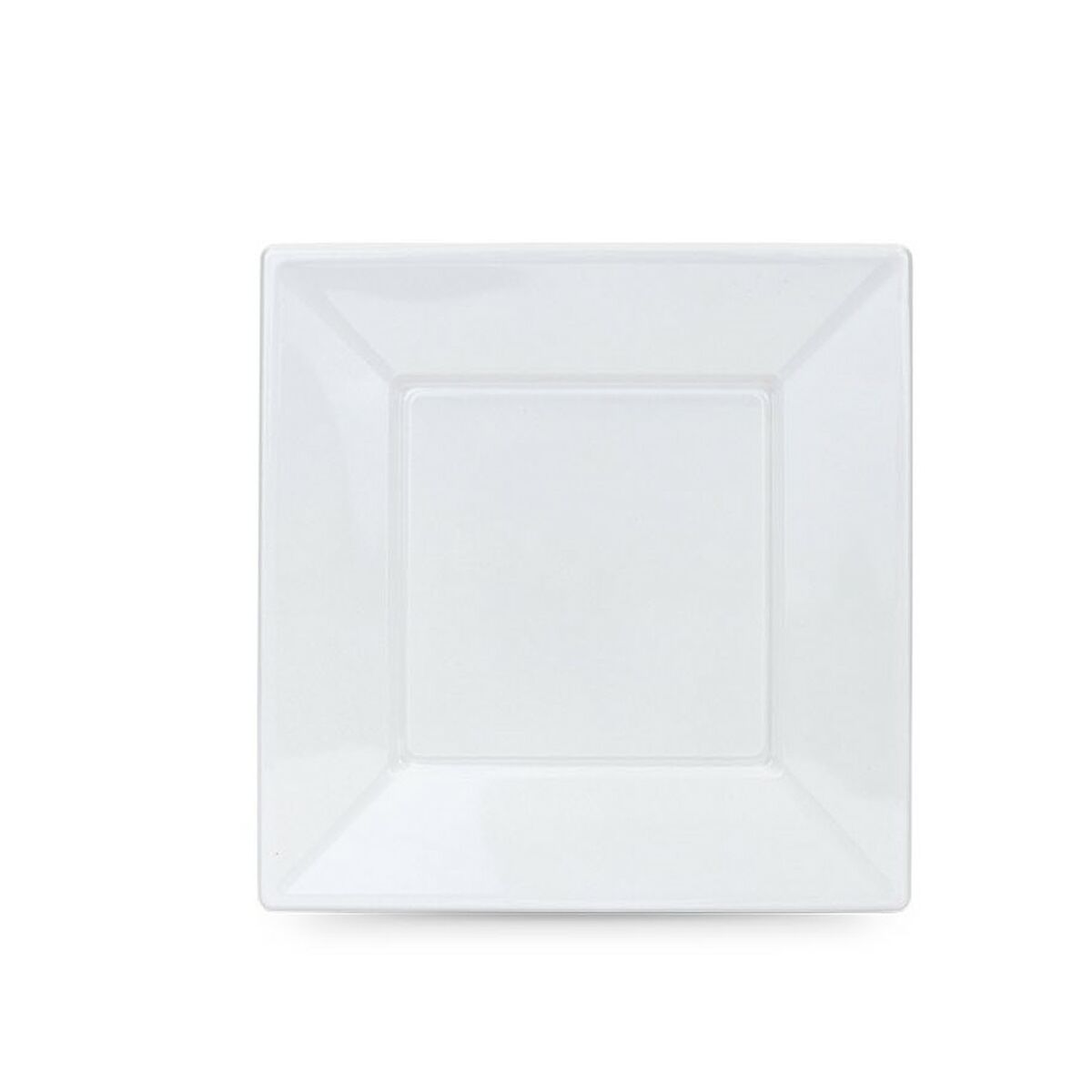 Set med återanvändbara tallrikar Algon Vit Plast 23 cm (12 antal) - 2