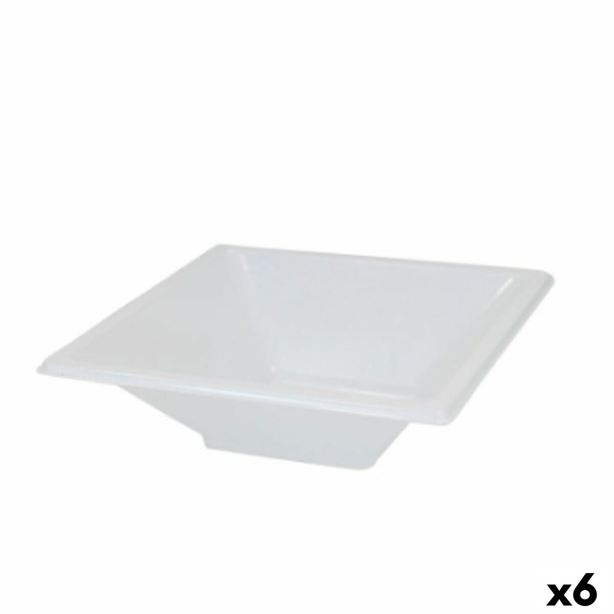 Set med återanvändbara skålar Algon Vit Plast 250 ml (6 antal)