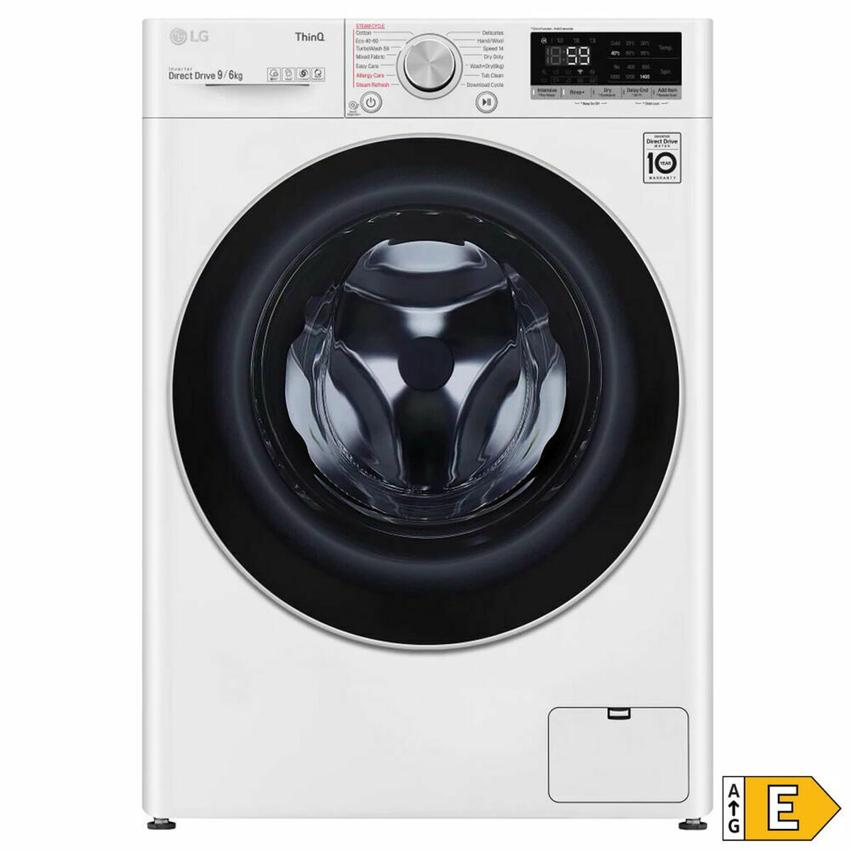 Washer - Dryer LG F4DV5010SMW 10,5kg / 7kg Vit 1400 rpm - 2