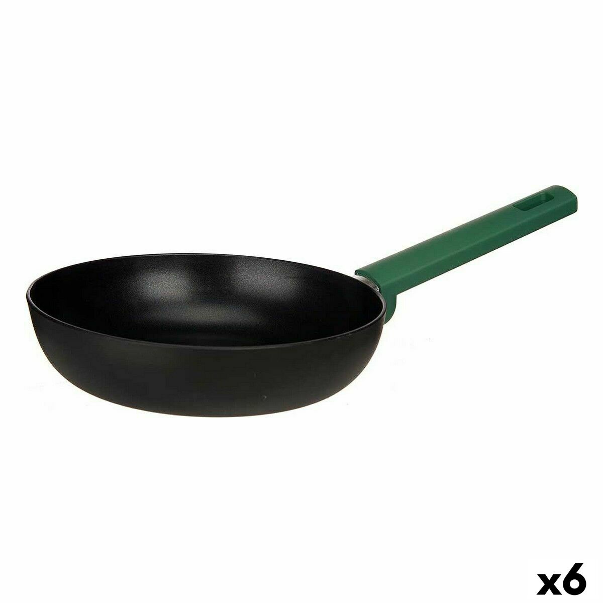 Stekpanna Ø 22 cm Svart Grön (6 antal)