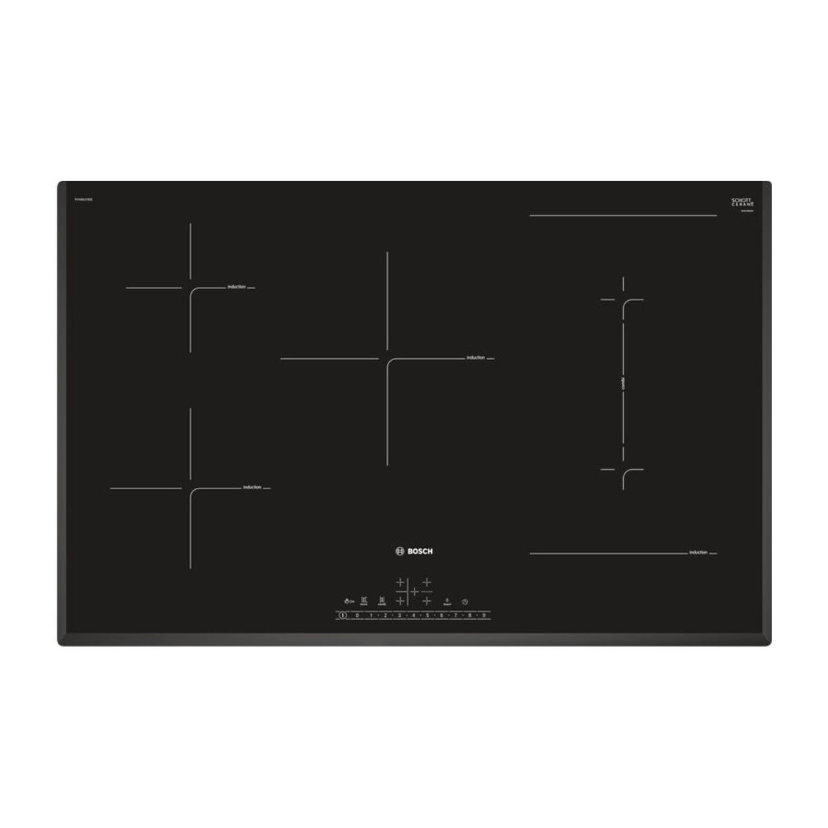 Induktionshäll BOSCH PVW851FB5E 52 cm 80,2 cm 7400 W