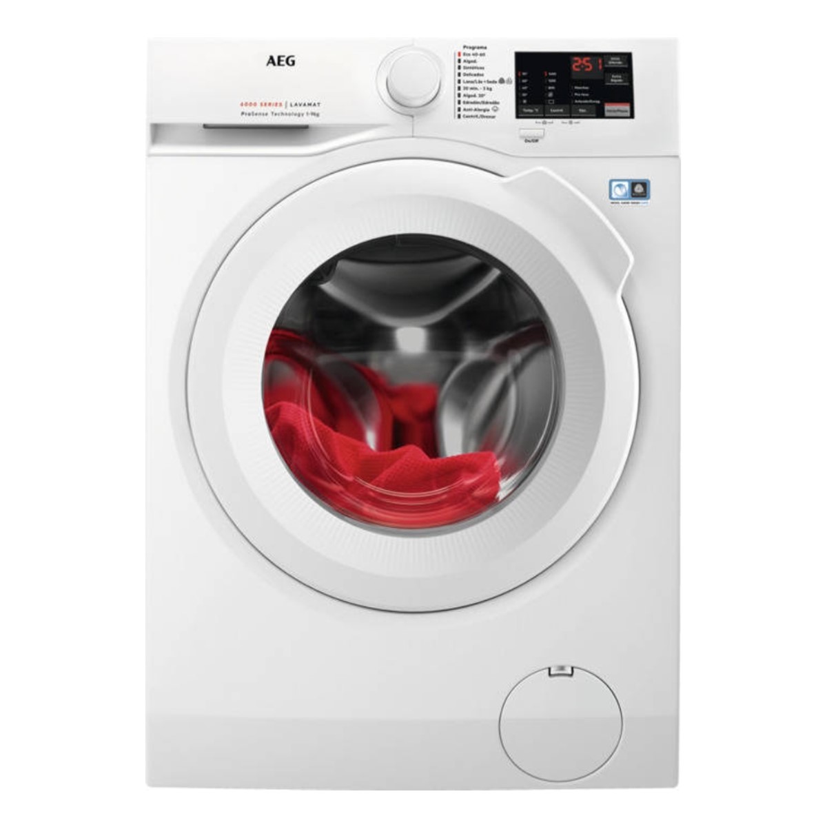 Tvättmaskin AEG L6FBI947P 9 kg 1400 rpm Vit 1400 rpm 9 kg