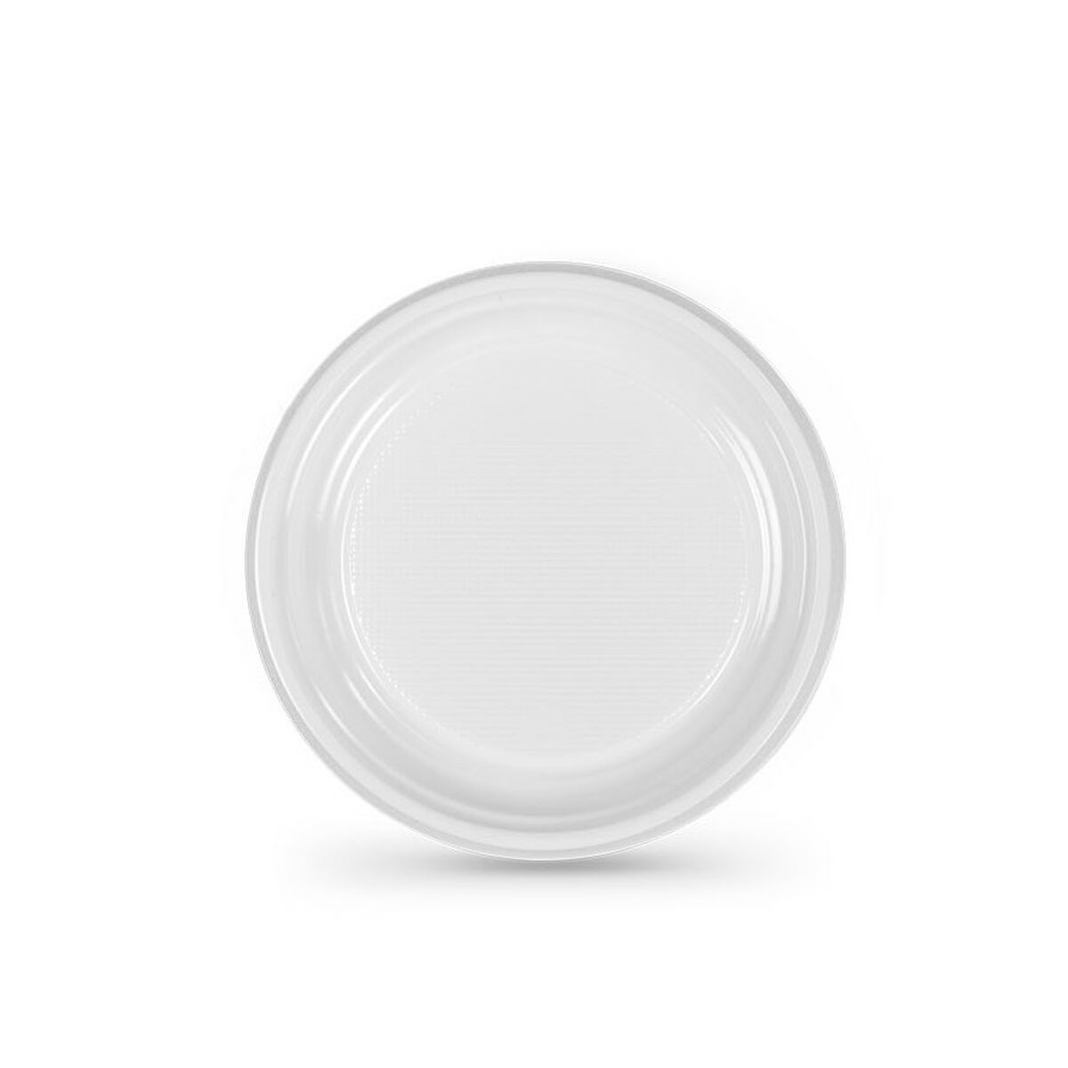 Set med återanvändbara tallrikar Algon Vit Plast 20,5 cm (12 antal) - 2