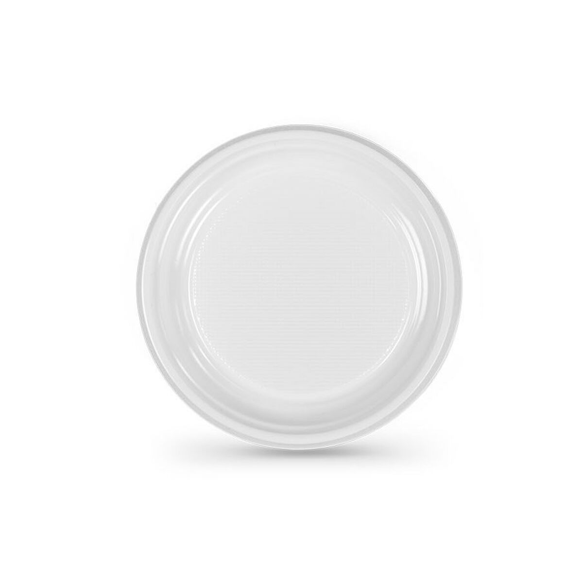 Set med återanvändbara tallrikar Algon Vit Plast 20,5 cm (25 antal) - 2