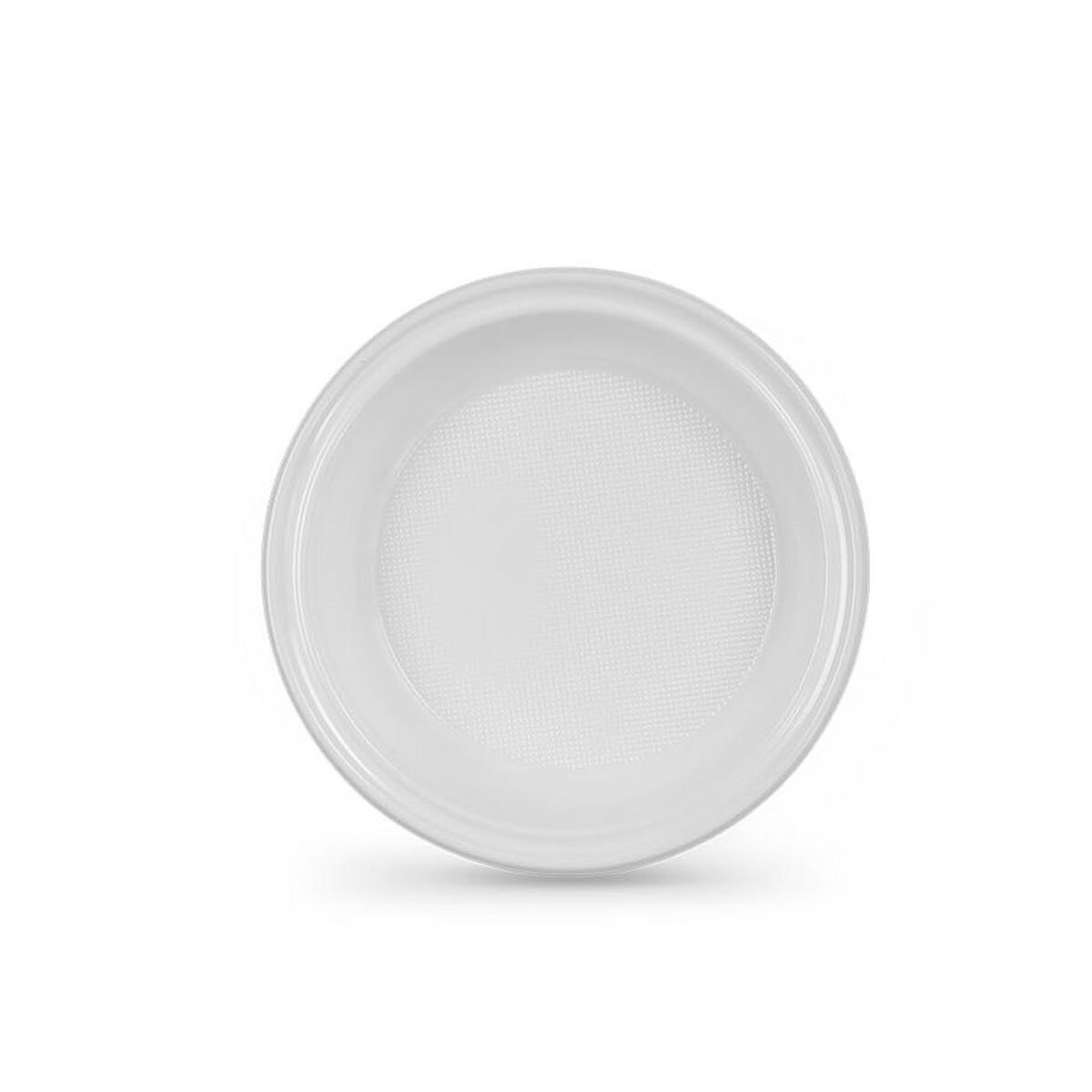 Set med återanvändbara tallrikar Algon Vit Plast 20,5 cm (12 antal) - 2