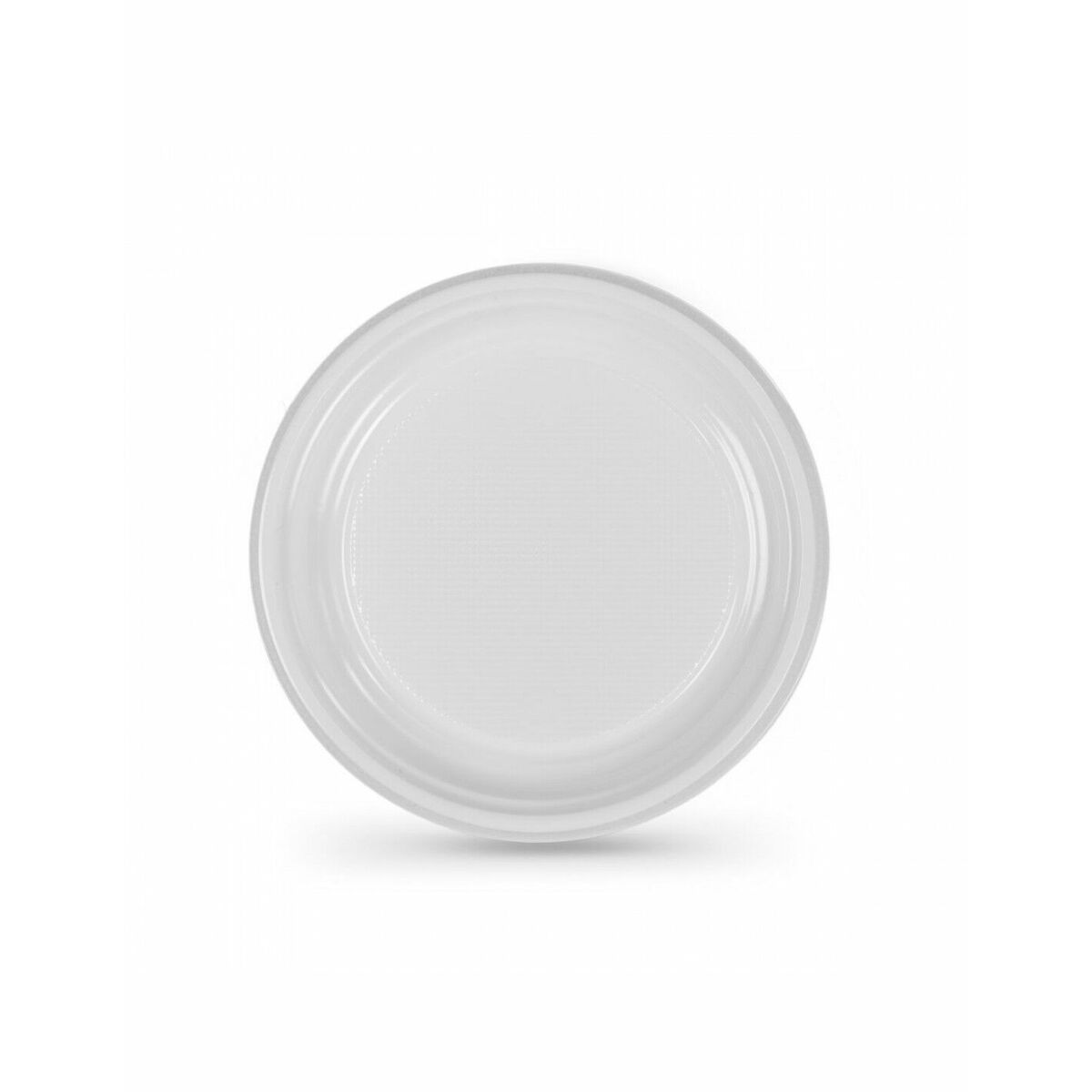 Set med återanvändbara tallrikar Algon Vit Plast 25 cm (100 antal) - 2