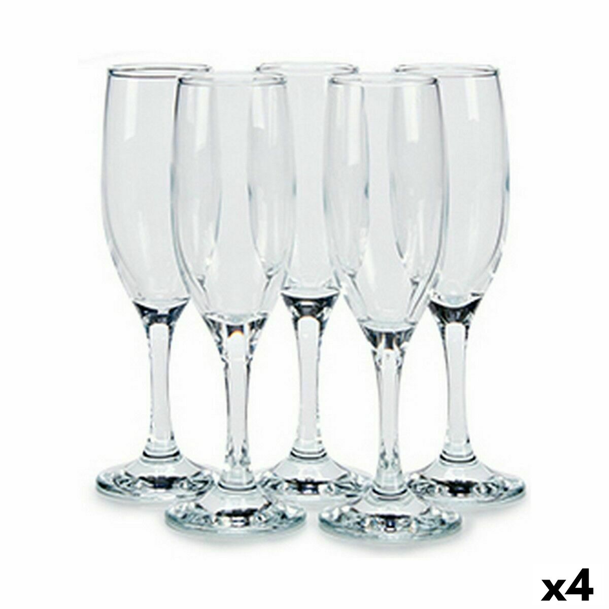Glasset Bistro Champagne Transparent Glas 190 ml (4 antal)