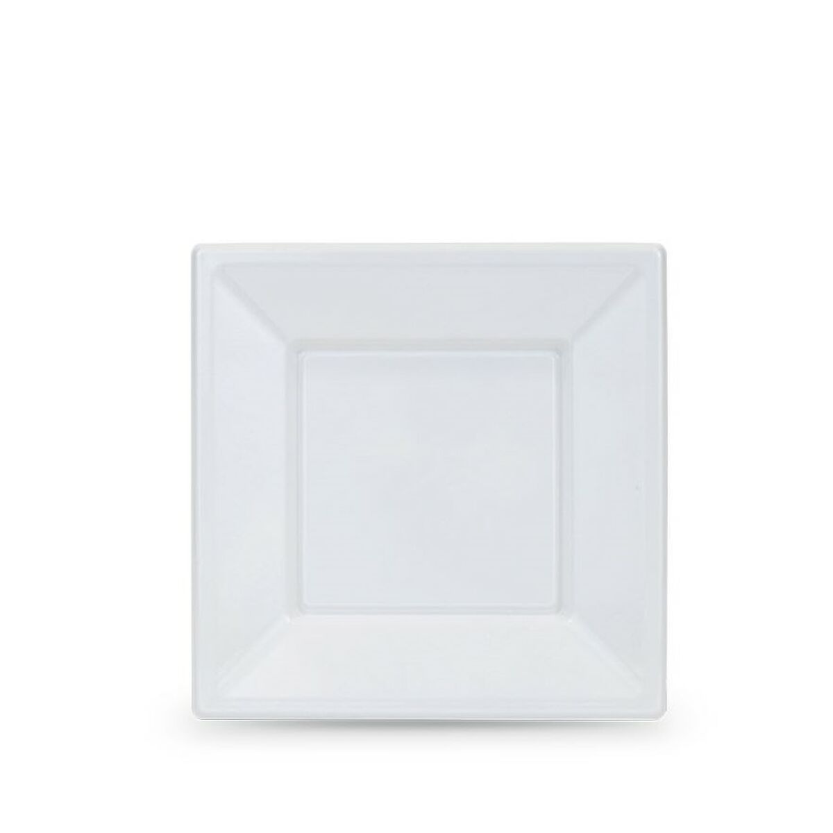 Set med återanvändbara tallrikar Algon Vit Plast 18 cm (12 antal) - 2
