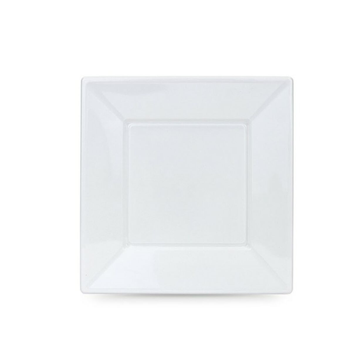 Set med återanvändbara tallrikar Algon Vit Plast 23 cm (5 antal) - 2