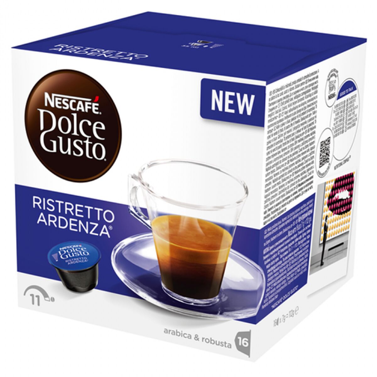 Kaffekapslar Dolce Gusto Dolce Gusto Ristretto Ardenza (16 uds)