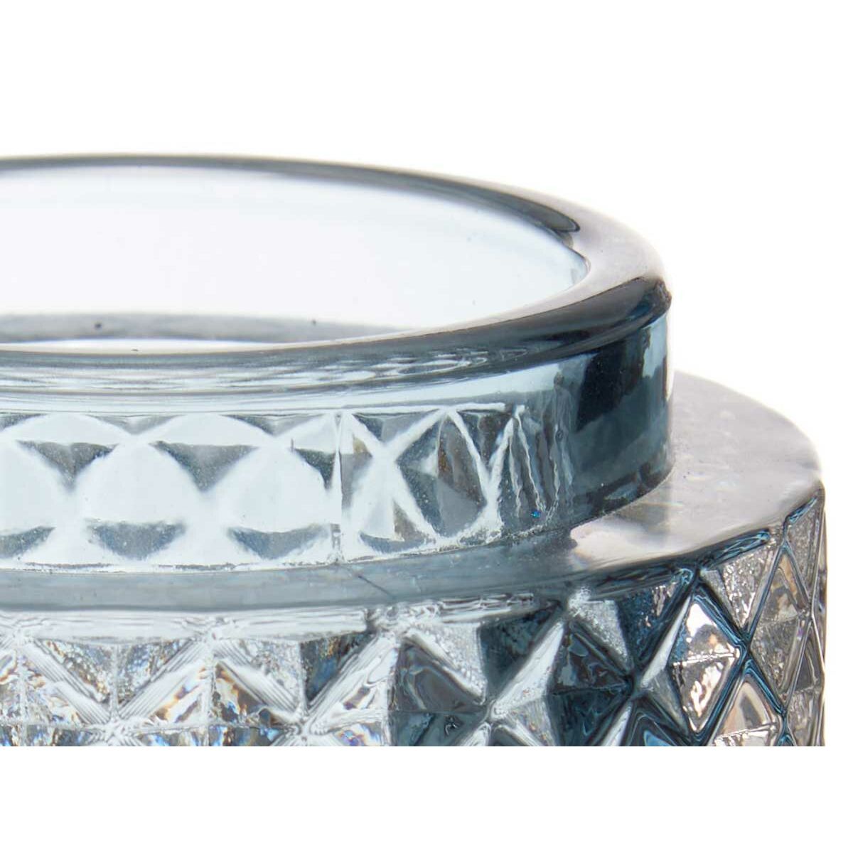 Ljusstakar Blå Glas 9 x 8,8 x 9 cm (12 antal) - 2