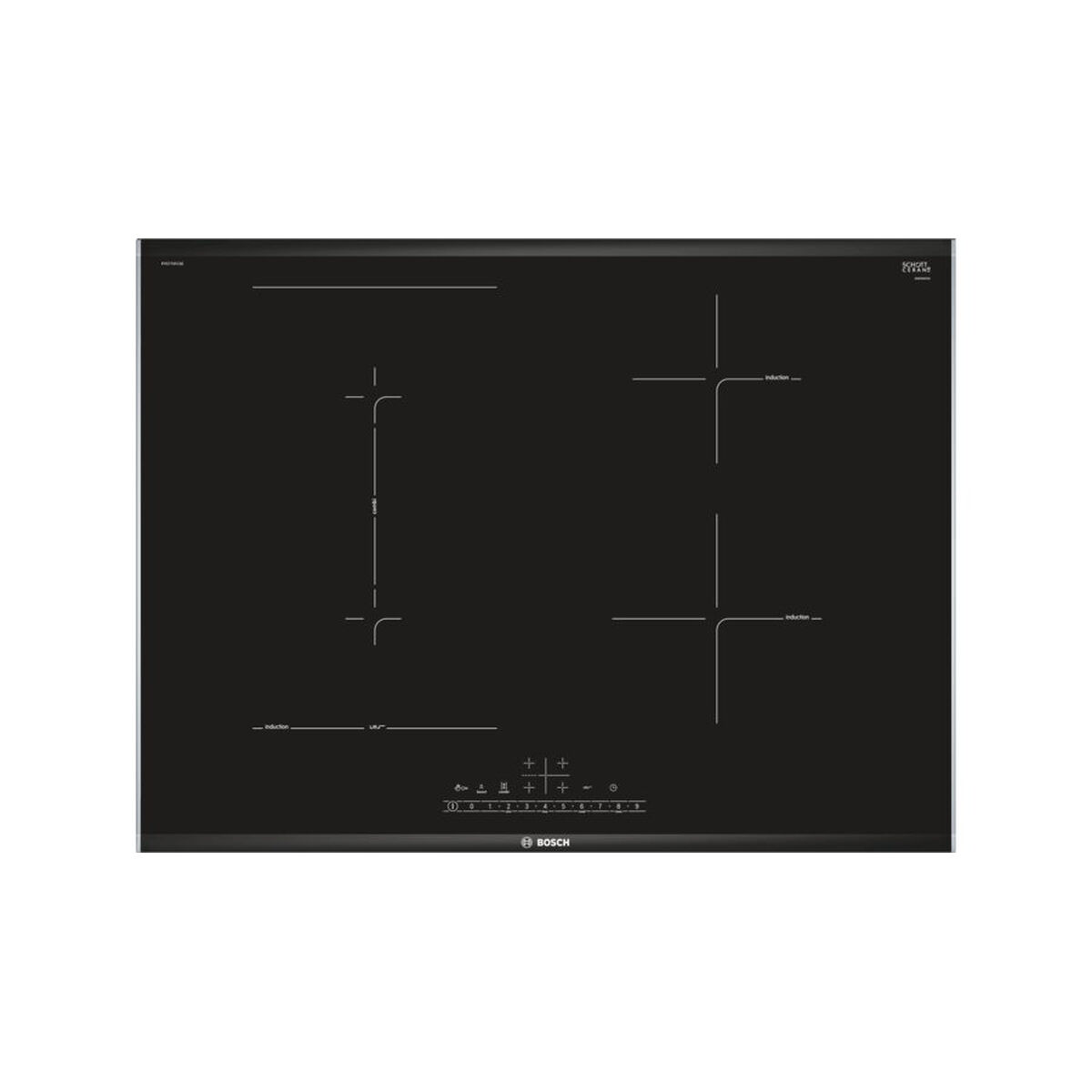 Induktionshäll BOSCH PVS775FC5E 71 cm 52,7 cm 6900 W