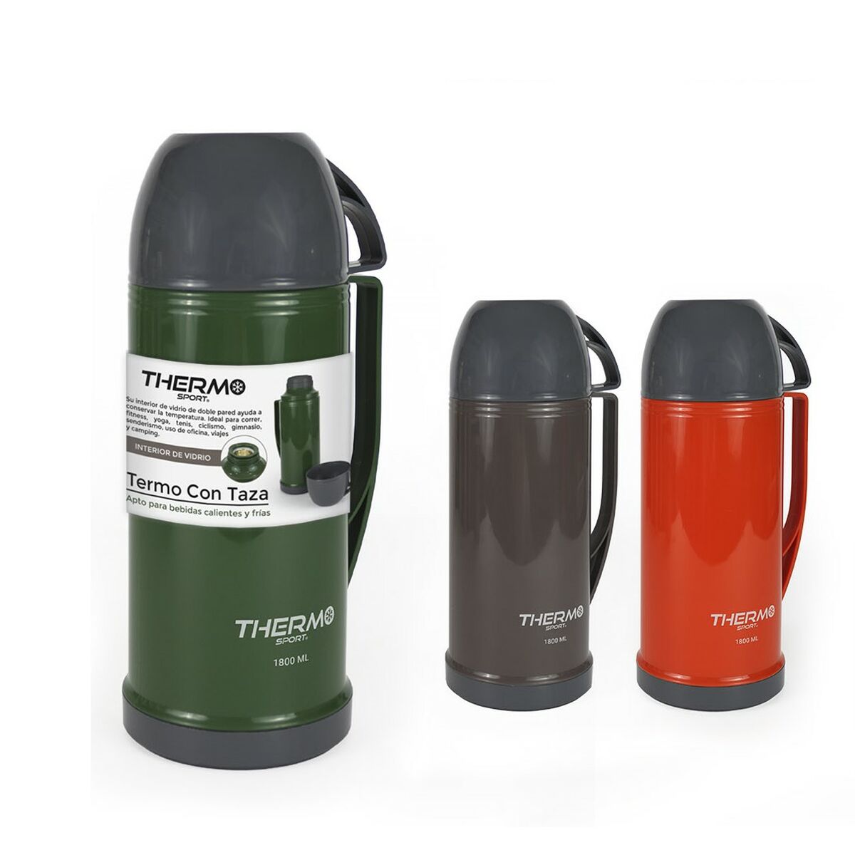 Resetermosflaska ThermoSport Plast 1,8 L