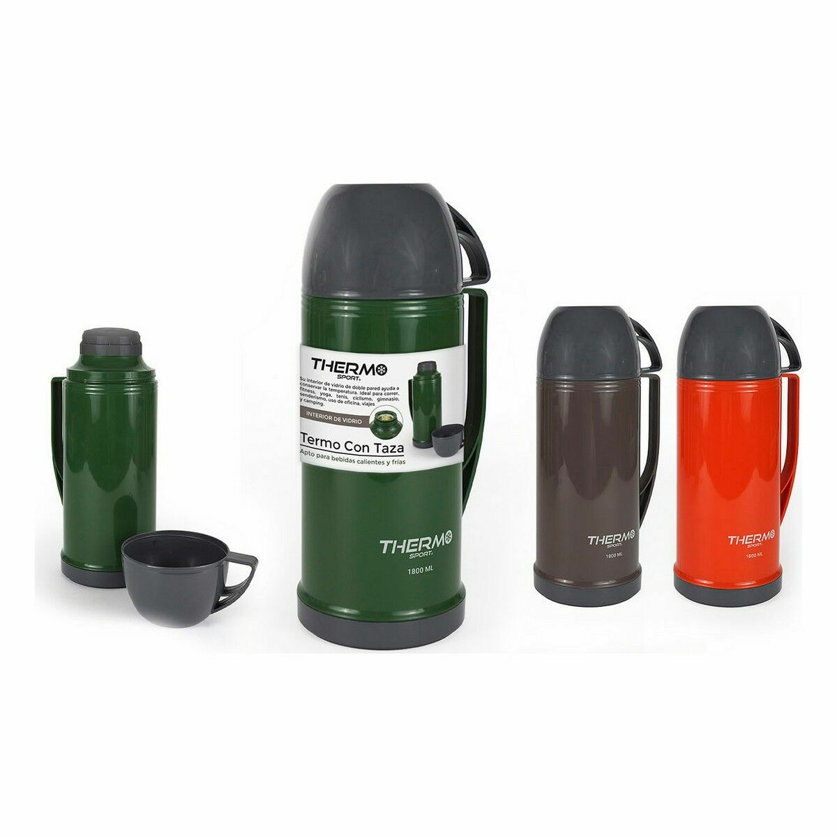 Resetermosflaska ThermoSport Plast 1,8 L - 2