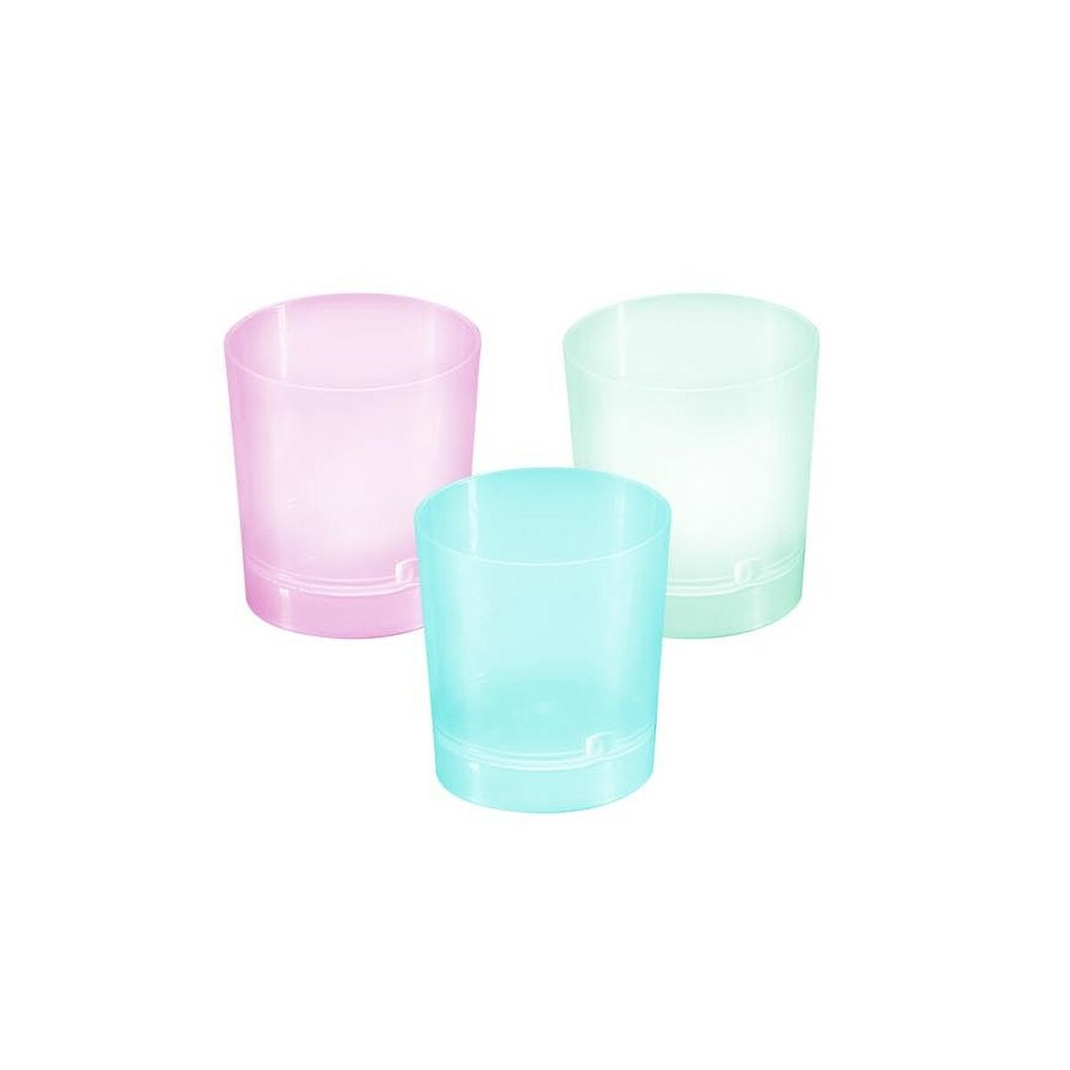 Set med snapsglas Algon Plast Multicolour 30 ml (10 antal) - 2