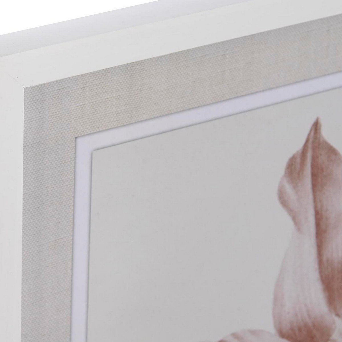 Tavla DKD Home Decor Glas Björk 55 x 70 x 2,5 cm 55 x 2,5 x 70 cm Virágok (4 Delar) - 3