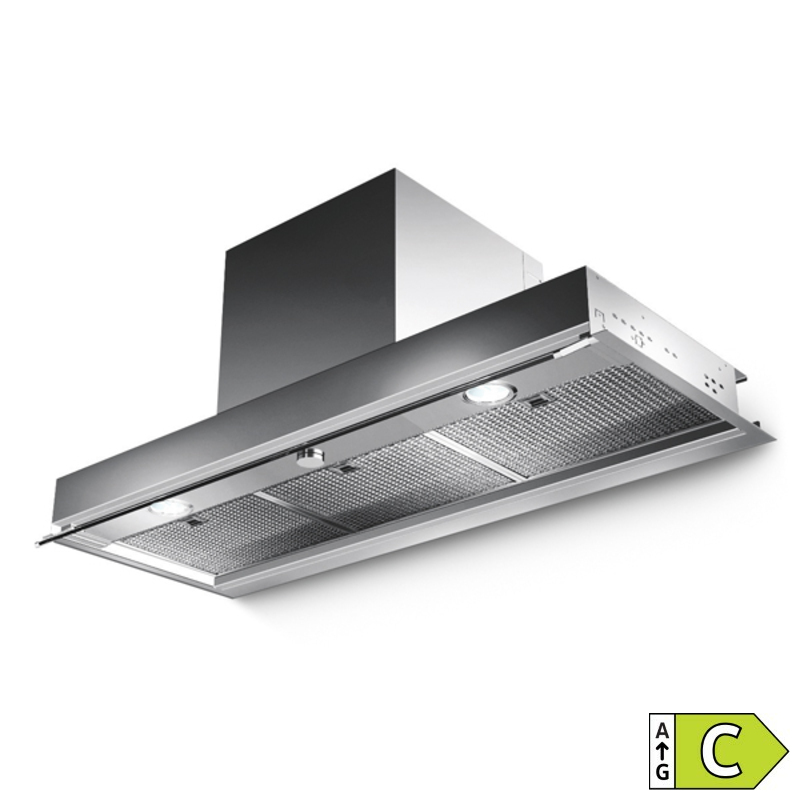 Konventionell fläkt Mepamsa SECRET 90 INOX 90 cm 69 dB Stål