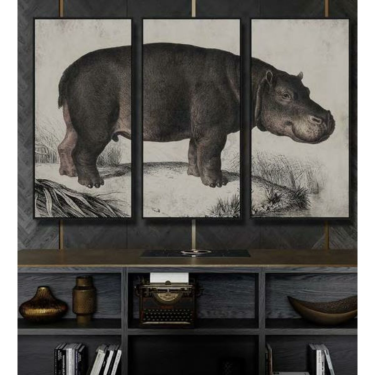Kanvas DKD Home Decor 3 Delar Modern (180 x 4 x 120 cm) - 2
