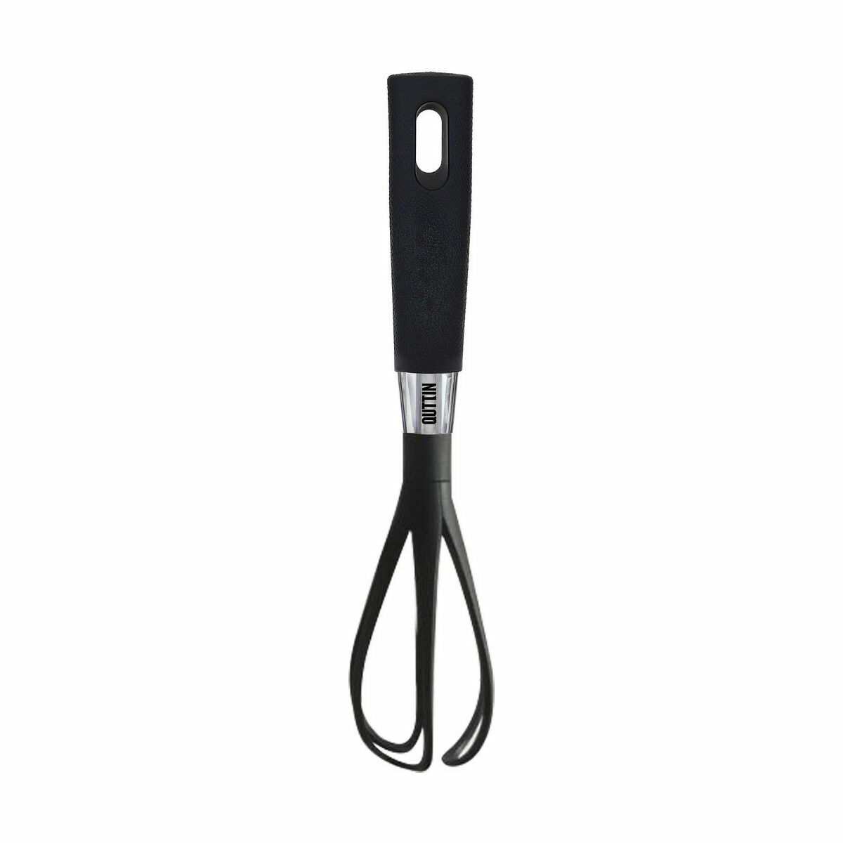 Manuell visp Quttin Foodie Svart Nylon 29,7 x 6,5 cm