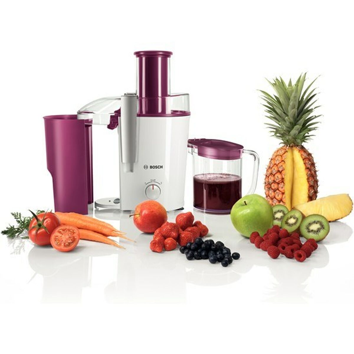 Mixer BOSCH MES25C0 Vit Cerise 700 W 1,25 L - 2