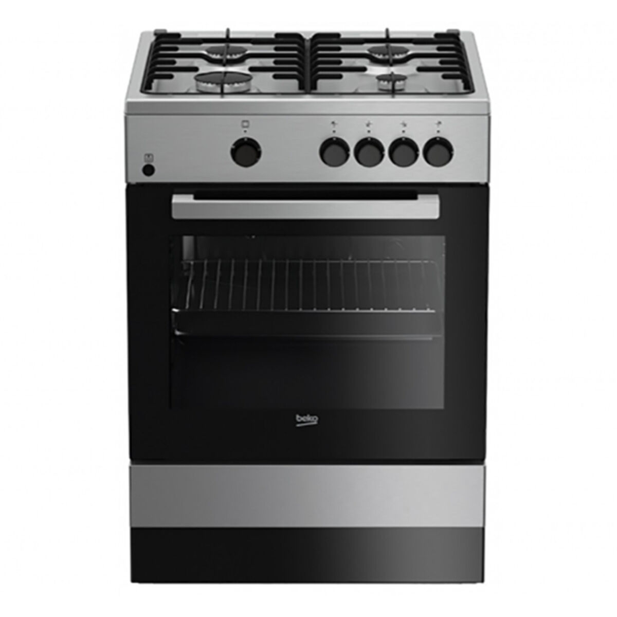Gasspis BEKO 60 cm 64 L Rostfritt stål (4 Brännare) (Refurbished D)