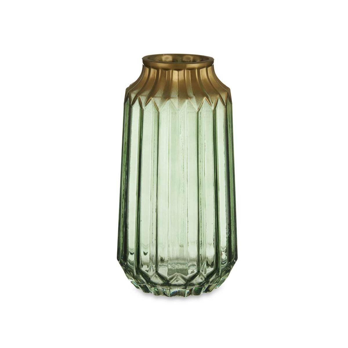Vas Grön Glas 13 x 23,5 x 13 cm (6 antal) - 2