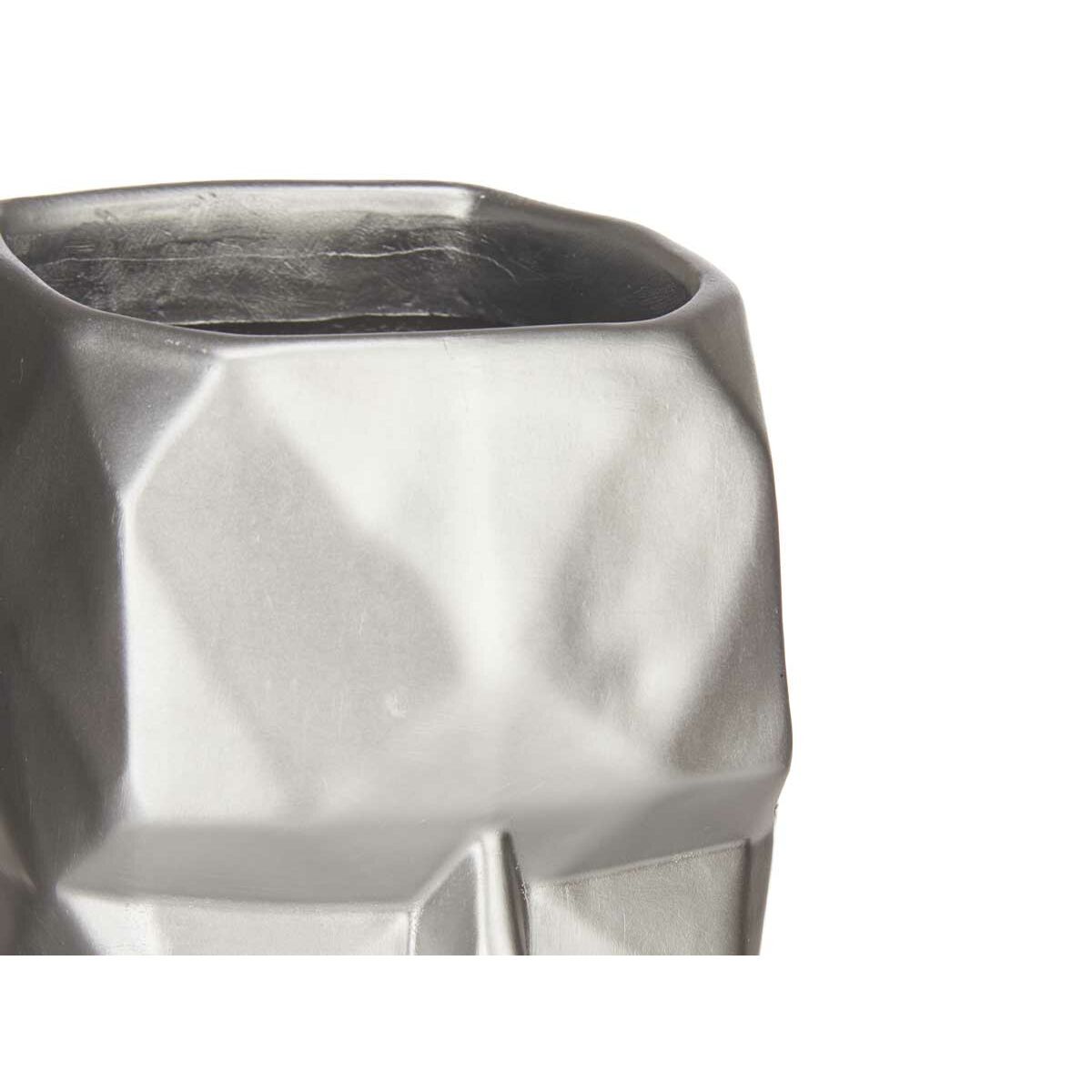 Vas 3D Ansikte Silvrig Polyresin 12 x 24,5 x 16 cm (4 antal) - 2