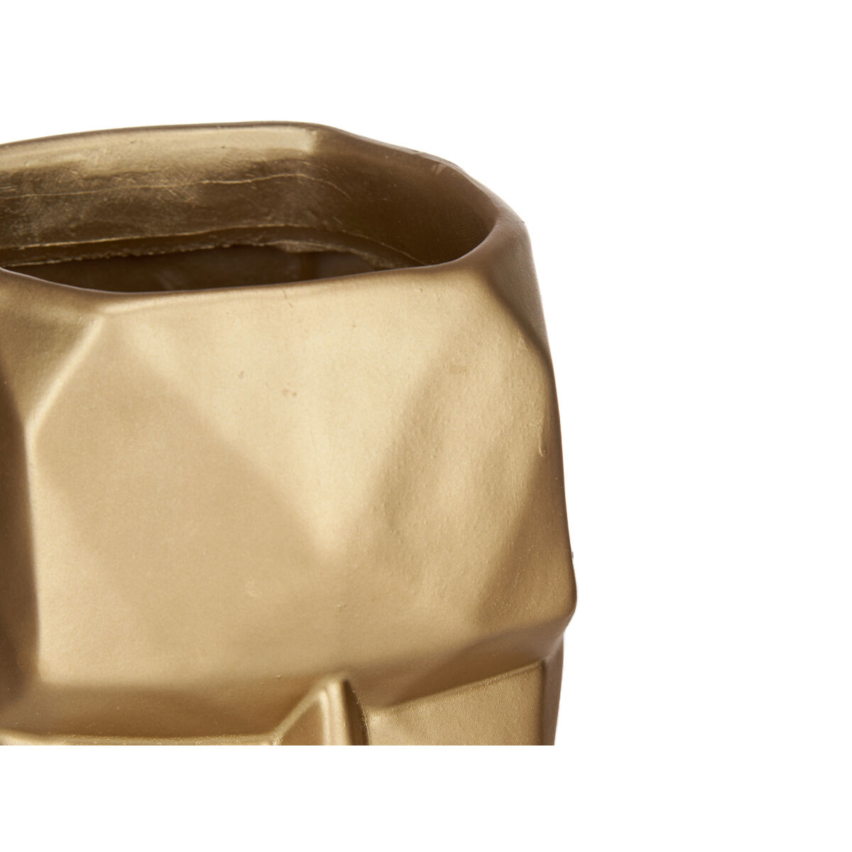 Vas 3D Ansikte Gyllene Polyresin 12 x 24,5 x 16 cm (4 antal) - 2