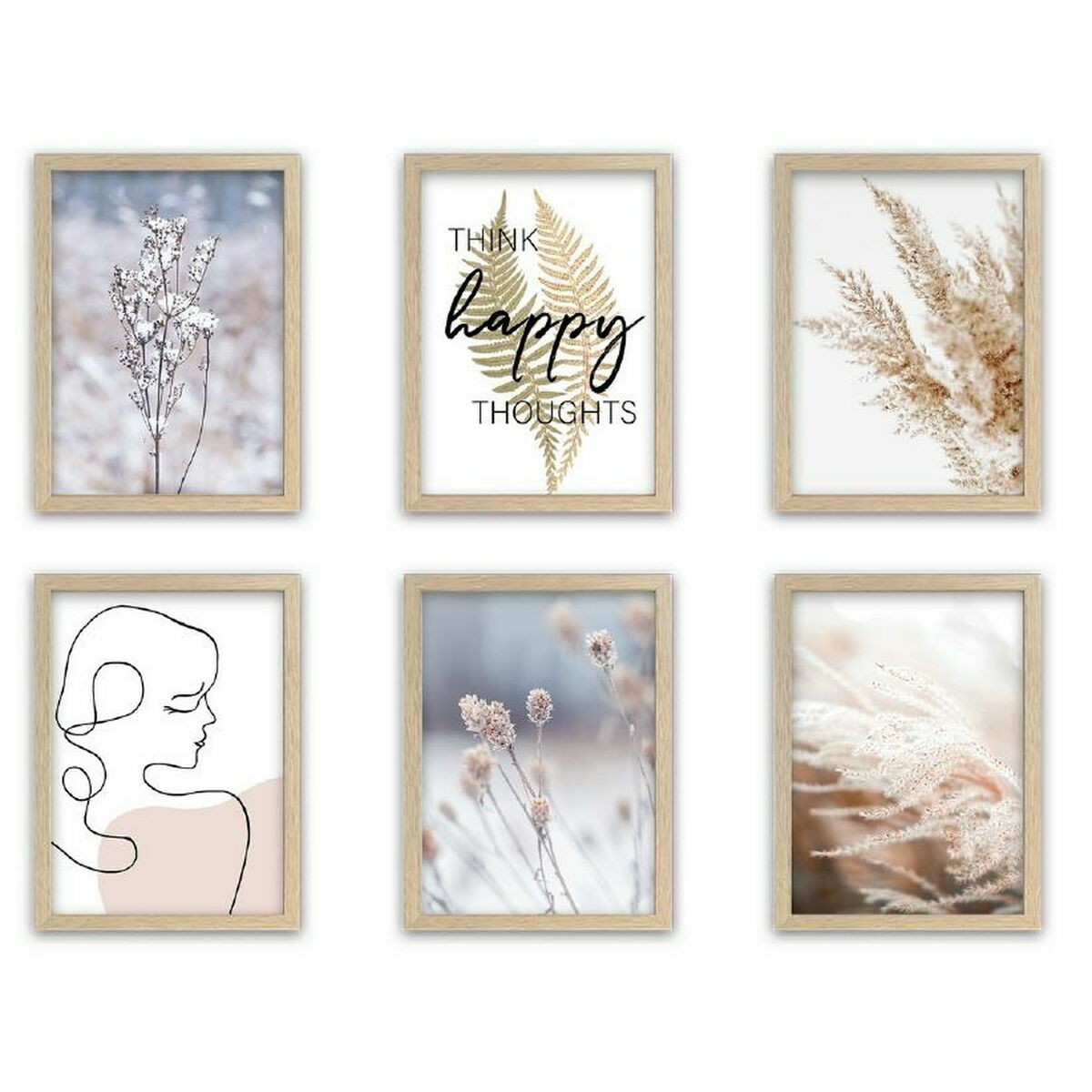 Tavla DKD Home Decor Furu (40 x 2 x 60 cm) - 3