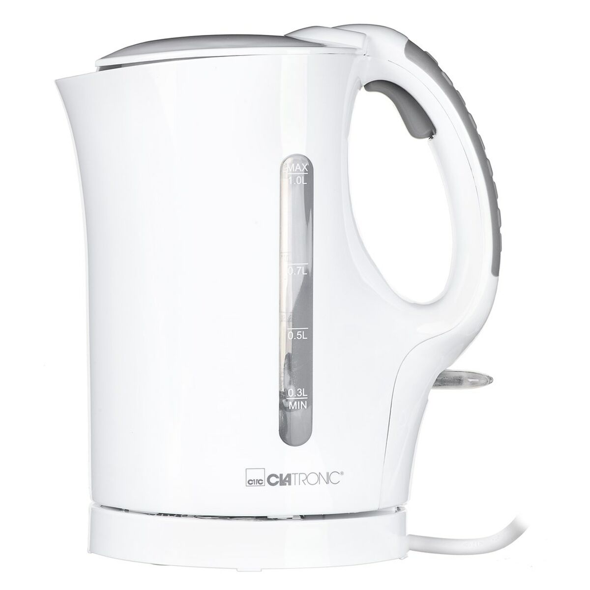 Vattenkokare Clatronic WK 3462 Vit Rostfritt stål 900 W 1 L