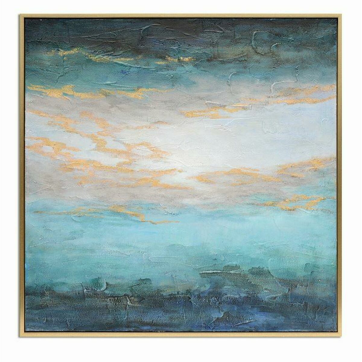 Kanvas DKD Home Decor Abstrakt Modern 131 x 3,8 x 131 cm - 2