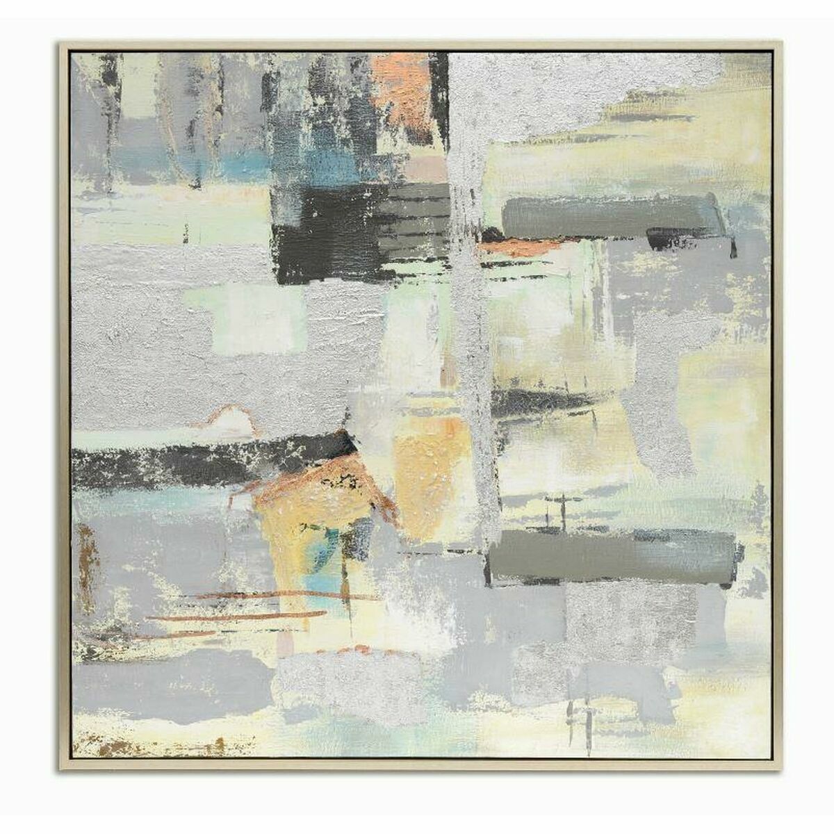 Kanvas DKD Home Decor Abstrakt Modern (131 x 3,8 x 131 cm) - 2