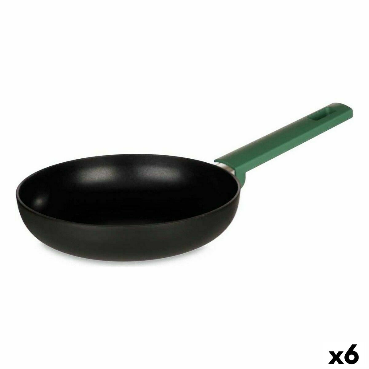 Stekpanna Ø 20 cm Svart Grön (6 antal)