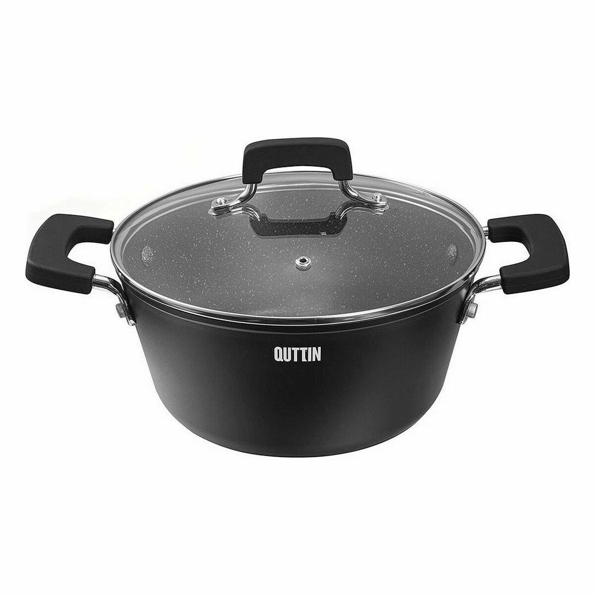 Kastrull med glaslock Quttin Grand Chef 28 x 12,5 cm